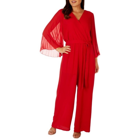 Luxology Pants - Luxology | NWT Maxi Jumpsuit Red Medium